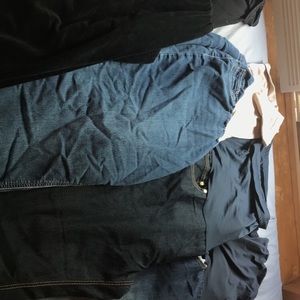 Bundle of plus size maternity pants